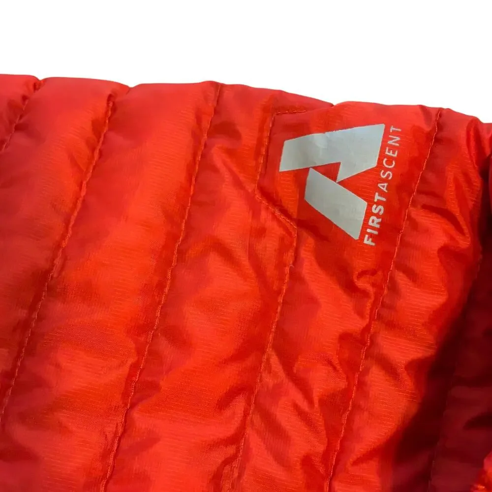 Eddie Bauer MicroTherm StormDown Jacket First Ascent Goose Down L Orange